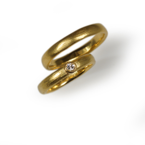 Trauringe Gelbgold 750/- gefräst Trauringe Gelbgold 750/- gefräst