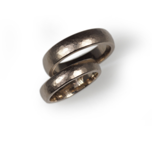 Trauringe Weissgold 585/- geschmiedet Trauringe Weissgold 585/- geschmiedet